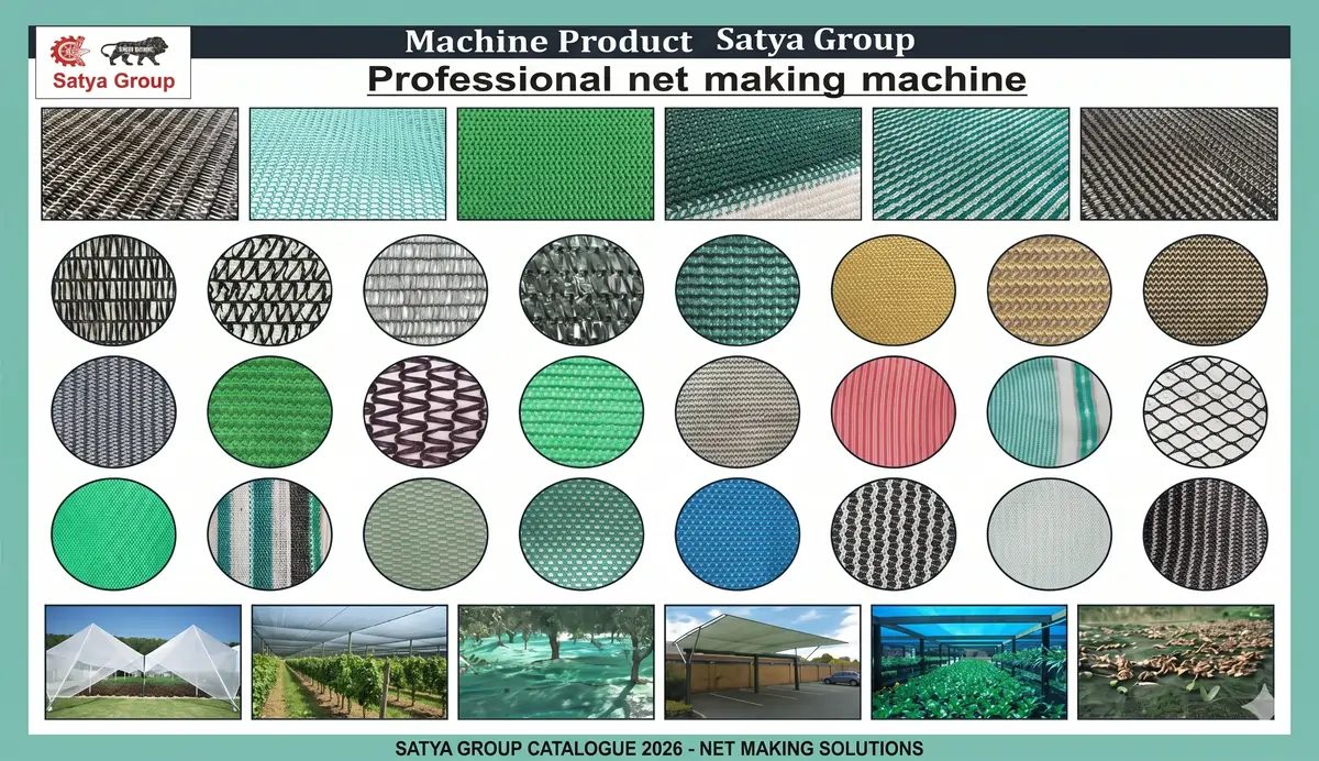 Brand New Shade Net Machine Video Demonstration